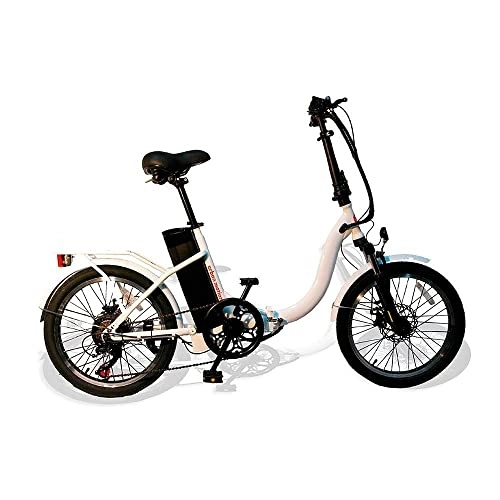 Elektrofahrräder : Elektrofahrrad Urban 50, 8 cm (20 Zoll), Weiß