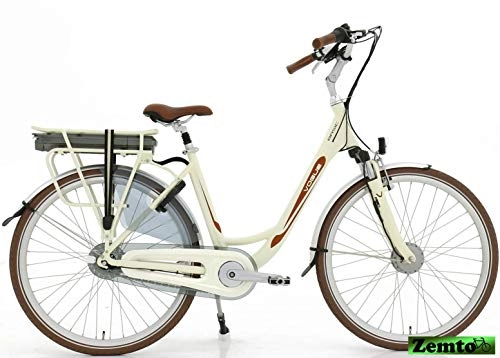 Elektrofahrräder : Elektrofahrrad Vogue Basic 7 Gang, Creme 13AH, 481 WH, 49 cm
