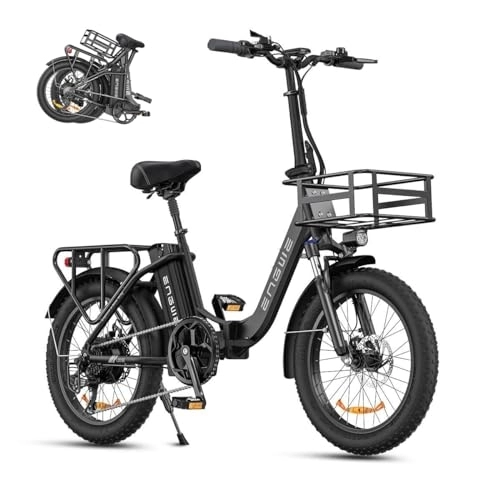 Elektrofahrräder : ENGWE L20 SE 250W 20" faltbares Elektrofahrrad City E-Bike 15.6Ah (Schwarz)