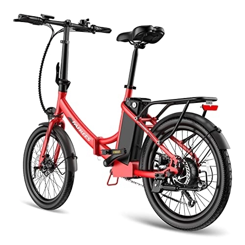 Elektrofahrräder : Fafrees F20 Light [ Offiziell ] 20 Zoll E-Bike Faltrad 36V 14, 5AH Wechselakku Distanz 55-110KM, Elektro-Mountainbike 250W, E Klapprad Ebike 120kg klappbar Max. 25km / h, Elektrische Fahrrad Shimano 7S