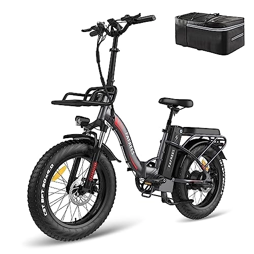 Elektrofahrräder : Fafrees [ Offiziell F20 MAX Fatbike Herren E Bike Klappbar 20 Zoll 48V 22, 5AH Akku, Mountainbike E-Bike Damen 54 N.m Elektrofahrrad Ebike ​Klapprad Shimano 7S, Elektrische Fahrrad Erwachsen (grau)