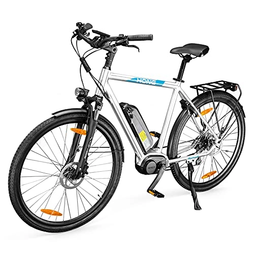 Elektrofahrräder : Festnight 5-Zoll-Elektrofahrrad City Cruising Bike E-Bike mit 8-Gang-Schalthebel 45 km Reichweite für Männer Frauen Pendeln Einkaufen Reisen