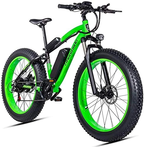 Elektrofahrräder : FLZ Electric Bicycle Elektrofahrrad Lithium Batterie / Grün / 186x65x105cm