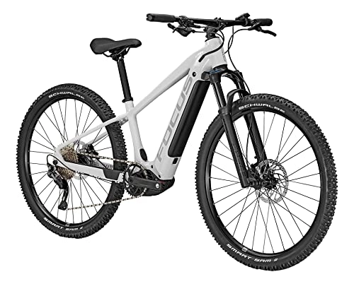 Elektrofahrräder : Focus Jarifa² 6.7 Seven Bosch 500Wh Elektro Mountain Bike 2022 (S / 40cm, Light Grey)