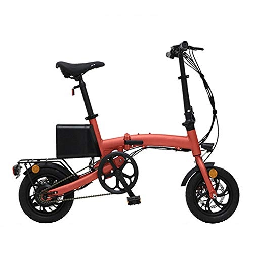 Elektrofahrräder : GEXING Zusammenklappbares Elektroauto 3 Modi Geschwindigkeit bis zu 20 km / h, Aluminiumrahmen Erwachsenen Elektrofahrrad (Color : Red, Size : A-(7.8ah))