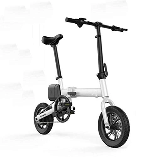 Elektrofahrräder : GHGJU Fahrrad 12-Zoll-Elektro-Klappfahrrad Erwachsenenbatterie Auto Geeignet fr den tglichen Sport und Heimtrainer