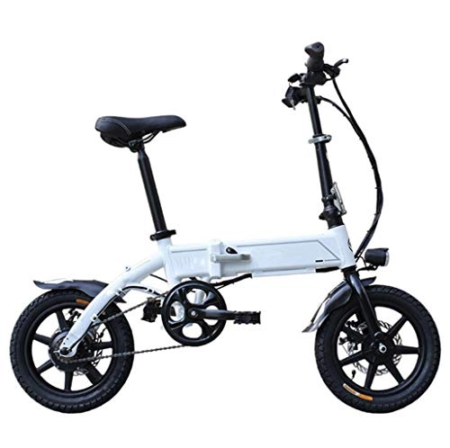 Elektrofahrräder : GHGJU Fahrrad elektrisches Fahrrad Klappfahrrad for Erwachsene tragbares 14-Zoll-Kleinkraftrad for Erwachsene Geeignet for den tglichen Sport und Radfahren