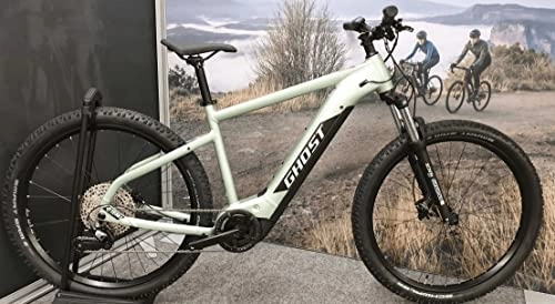 Elektrofahrräder : Ghost E-Teru Y Universal 630Wh Yamaha Elektro Mountain Bike 2022 (29" M / 45cm, Light Grey Pearl / Black - Matt)