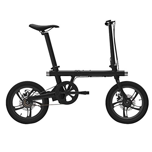 Elektrofahrräder : Gmadostoe Faltendes elektrisches Fahrrad, Mini tragbares Stadt-Geschwindigkeits-Fahrrad, E-Fahrrad-Roller mit dem LED-Beleuchtungs-leichten Erwachsenen Moped-Reiten im Freien