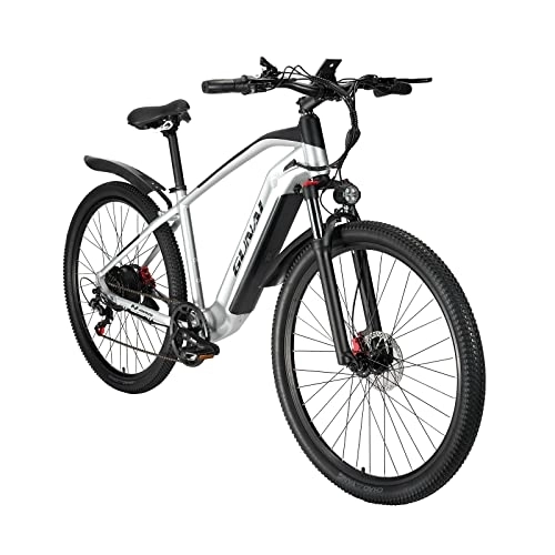 Elektrofahrräder : GUNAI Elektrofahrrad für Erwachsene 29 Zoll City Bike mit 48V 19Ah Lithium Batterie, LCD Display und Shimano 7 Gang