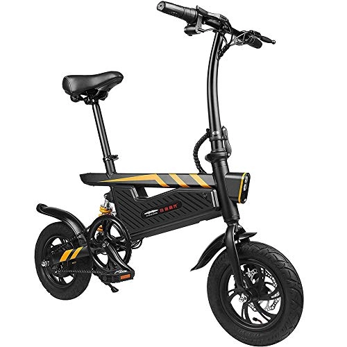 Elektrofahrräder : GUOJIN Electric Bicycle, Elektrofahrrad Zusammenklappbar Leichtes Elektrofahrrad 250W 36V Mit 16-Zoll-Reifen-LCD-Bildschirm Für Erwachsene in Der Stadt