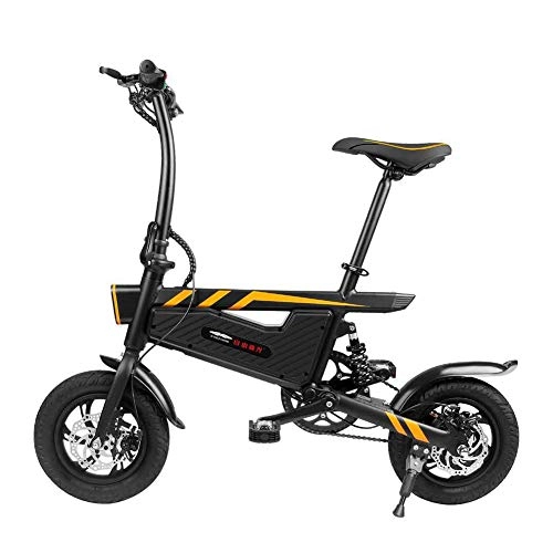 Elektrofahrräder : GUOJIN Elektrofahrrad 16 Zoll Zusammenklappbar Elektrofahrrad Power Assist Elektrofahrrad E-Bike Scooter 350W Motor, Mit LCD-Bildschirm, 25 Km / H Belastbarkeit 100 Kg