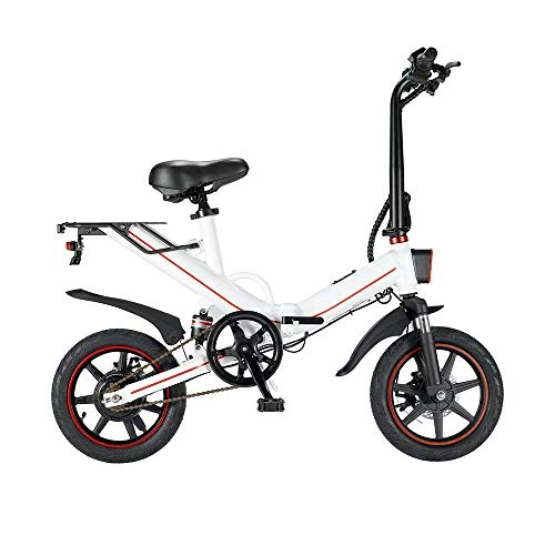 Elektrofahrräder : GWYX 350W 12 Zoll Fat Tire Elektrofahrrad Mountain Beach Snowbike Für Erwachsene, Aluminium Elektroroller E-Bike Mit Herausnehmbarer 36V Lithiumbatterie, White