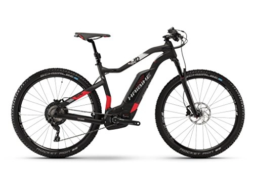Elektrofahrräder : Haibike E-Bike SDURO HardSeven Carbon 9.0 500Wh 11-G XT 18 HB BCXP Carbon / Red / Silver Matt Medium