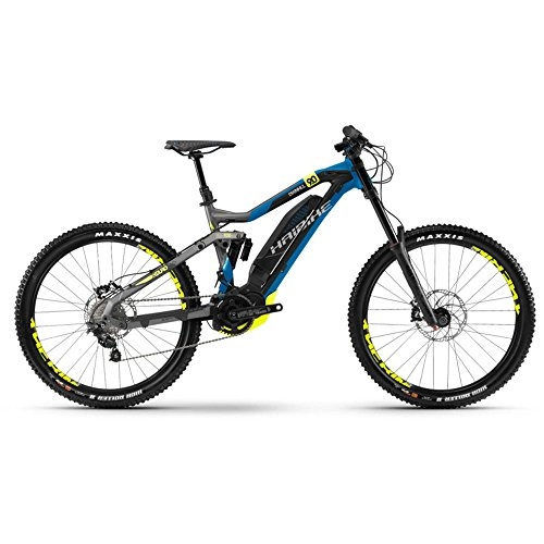 Elektrofahrräder : Haibike E-Bike XDURO Dwnhll 9.0 500Wh 10-G Zee 18 HB YXC Titan. / Yellow / Black matt X-Large