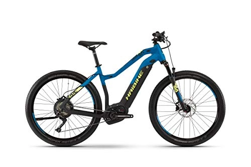 Elektrofahrräder : HAIBIKE Sduro Cross 9.0 Damen Trekking Pedelec E-Bike Fahrrad schwarz / blau / gelb 2019: Größe: XL