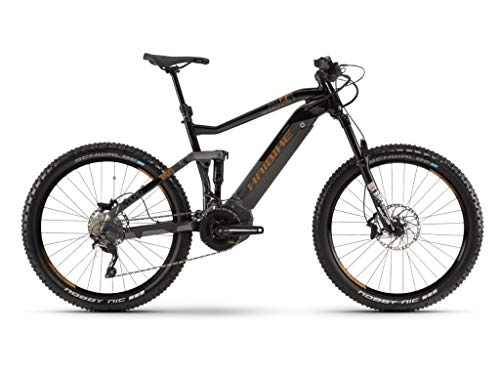 Elektrofahrräder : HAIBIKE SDURO FullSeven LT 6.0 Yamaha Elektro Bike 2020 (S / 40cm, Schwarz / Grau / Bronze)