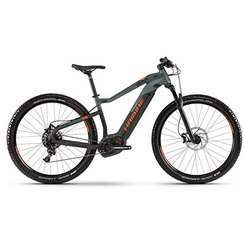 Elektrofahrräder : Haibike Sduro HardNine 8.0 29'' Pedelec E-Bike MTB schwarz / grn / orange 2019: Gre: M