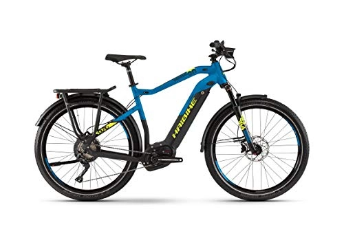 Elektrofahrräder : HAIBIKE Sduro Trekking 9.0 Pedelec E-Bike Fahrrad schwarz / blau / gelb 2019: Größe: XL