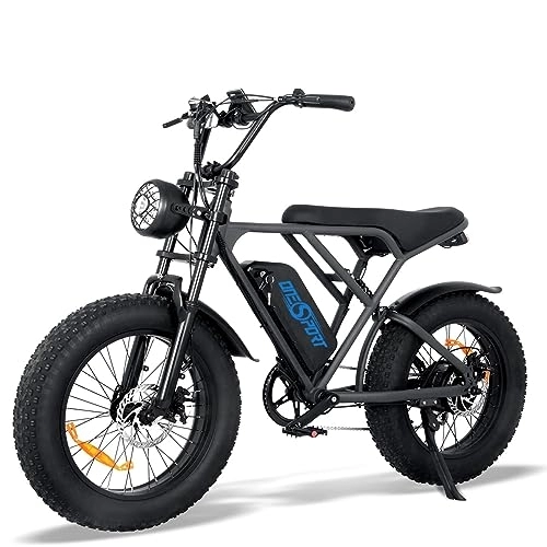 Elektrofahrräder : HFRYPShop Elektrofahrrad für Erwachsene 20 Zoll E Bike Mountainbike mit Samsung 48V / 15Ah Batterie | 90km | Hinterradmotor 250W, 65 N.m | Vollgefederter Rahmen, E Bike Herren E-Fatbike