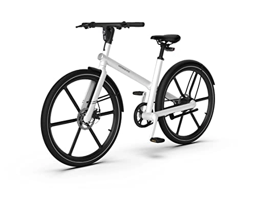 Elektrofahrräder : Honbike U4 (DE) E-Bike 27, 5" Unisex Elektrofahrrad URBAN Style 250W HR-Nabenmotor & Carbon-Riemenantrieb (max 100km Reichweite, Scheibenbremse, Luftfahrtaluminium, IPX6, Display, App) wartungsarm