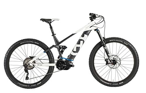 Elektrofahrräder : Husqvarna Mountain Cross MC6 27.5'' Pedelec E-Bike MTB weiß / schwarz 2019: Größe: 44cm