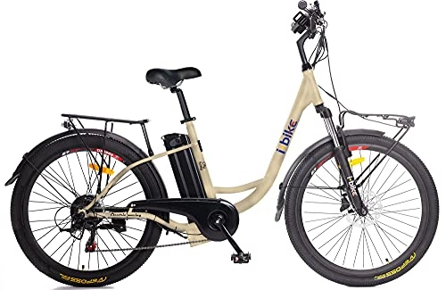 Elektrofahrräder : i-Bike City Easy S ITA99 Elektrofahrrad E-Bike Unisex Erwachsene, 46 cm, 1 Stück
