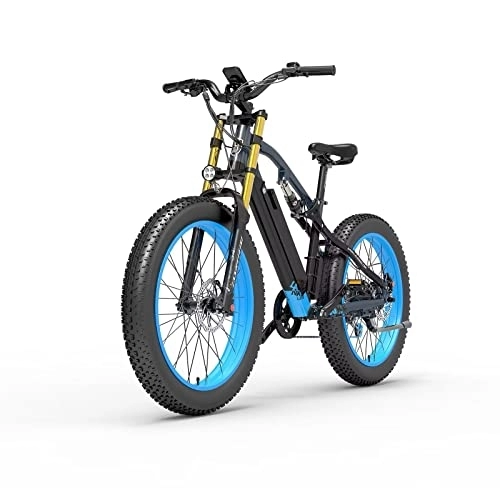 Elektrofahrräder : JABALUX Elektrombikes für Erwachsene Männerfrauen, 26 "Fahrräder Volles Gelände 48 V 16AH Mountain Ebikes, Höhe einstellbar, Batterieanzeige für den Outdoor -Pendler