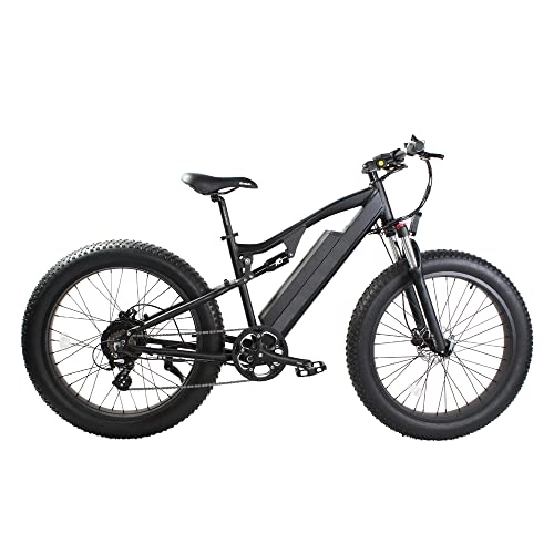 Elektrofahrräder : JET PHETT POWER E-Bike Mode Hochwertiges E-Fahrrad 26 * 4.0 Fetter Reifen 250Watt 48V 17.5Ah Lithium Batterie 7speed Elektrisches Fahrrad