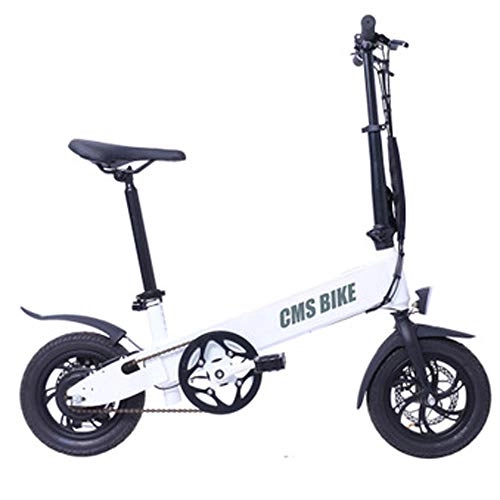 Elektrofahrräder : JH 12-Zoll-Elektro-Fahrrad, Folding Elektro-Fahrrad, Aluminiumlegierung, Variable Geschwindigkeit, Stadt Fahrrad, Beweglich, Erwachsener, Beweglich, Elektrisches Fahrrad