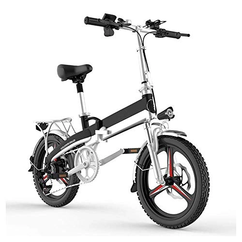 Elektrofahrräder : JIEER Elektro-Fahrrad, zusammenklappbar, aus Aluminiumlegierung, für Mountainbike, Stadtfahrrad, passt an alle 7-Gang-Schaltung, E-Bikes für alle Geländefahrräder mit 3 Fahrmodi