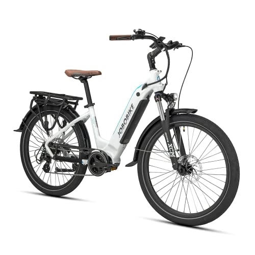 Elektrofahrräder : JOBO City Electric Bike Das Linda elektrische Fahrrad für Frauen mit 36V 14Ah LG Lithium Akku