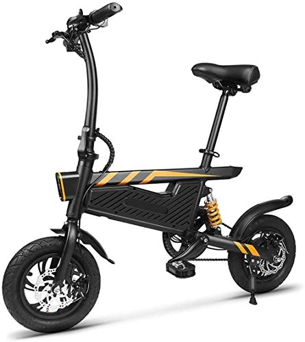 Elektrofahrräder : JXH Tragbare Mini-Folding Elektro-Fahrrad, mit Abnehmbarer, groer Kapazitt Lithium-Ionen-Akku (42V 250W), Elektro-Fahrrad fr Commuting