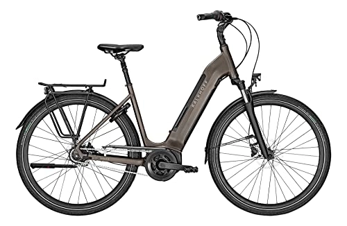 Elektrofahrräder : Kalkhoff Image 3.B Move R 500Wh Bosch City Elektro Fahrrad 2022 (28" Wave L / 55cm, Crystalgrey Matt (Wave))