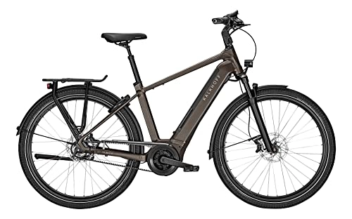 Elektrofahrräder : Kalkhoff Image 5.B Advance+ 625Wh Bosch City Elektro Fahrrad 2022 (29" Herren Diamant L / 53cm, Crystalgrey Matt (Herren))