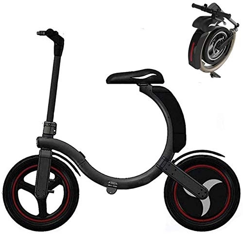 Elektrofahrräder : L.BAN 14 Zoll zusammenklappbares E-Bike-Elektrofahrrad mit LCD-Display, leicht und tragbar mit Tragegriff, für Erwachsene und Jugendliche