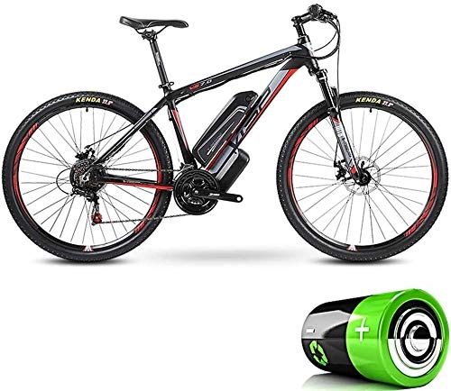 Elektrofahrräder : LEFJDNGB Mountainbike Erwachsene Elektro-Fahrrad abnehmbares Lithium-Ionen-Batterie Snow Cruiser Strae Motorrad 5 Speed Assist-System, (Size : 27.5 * 15.5inch)