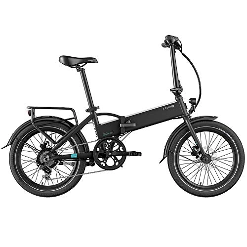 Elektrofahrräder : LEGEND Monza Onyx Black 14 Ah 504 Wh | klappbares E-Bike , E-Faltrad , E-Klapprad | hydraulische Scheibenbremsen | Shimano 7-Gang Schaltung | MAHLE Smartbike | App kompatibel | bis zu 100 km Reichweite | 250 W Motor bis 25 km / h | 19, 5 kg | produziert in Portugal