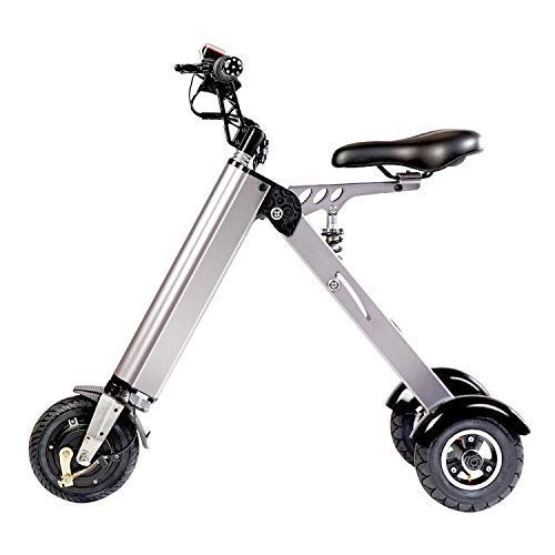 Elektrofahrräder : LHTOY Elektroroller Mini faltbares Dreirad?Gewicht 14 kg?mit3Gngen?Geschwindigkeitsbegrenzung 6-12-20 km / h und3Stodmpfern?frReisenund Freizeit?einfach in den Kofferraum zu stecken