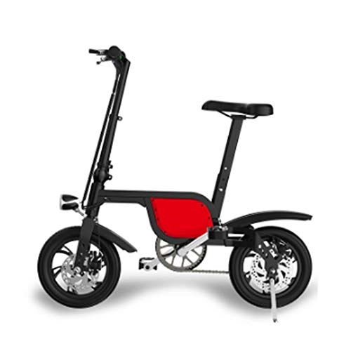 Elektrofahrräder : LILIJIA Outdoor Mountain Folding Elektrofahrräder für Erwachsene, 250w Aluminiumlegierung Ebike Fahrrad 36v / 6ah Lithium-ionen-Batterie Mit Hoher Kapazität Mountainbike / Pendelrad, Rot