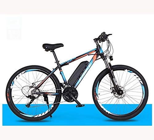 Elektrofahrräder : LJLYL Elektrisches Mountainbike für Erwachsene, 26-Zoll-Elektrofahrrad mit Abnehmbarer 36V 8AH / 10 AH Lithium-Ionen-Batterie, 21 / 27 Speed Shifter, B, 21 Speed 36V8Ah