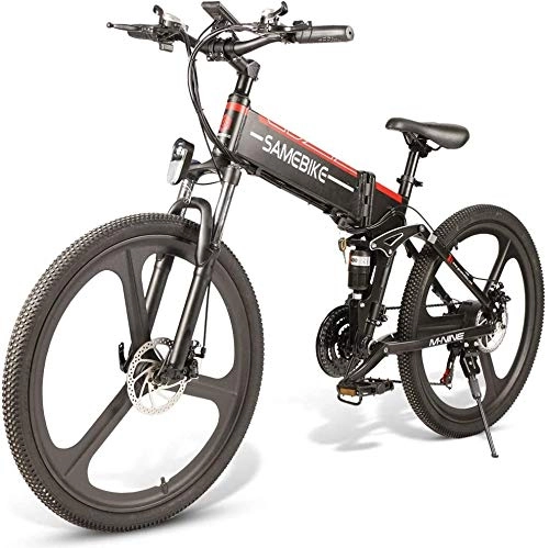 Elektrofahrräder : LLYU Elektro-Mountainbike, 350W E-Bike 26" Aluminium-elektrisches Fahrrad for Erwachsene mit abnehmbarem 48V 8AH Lithium-Ionen-Batterie 21 Geschwindigkeit Gears Elektro-Fahrrad