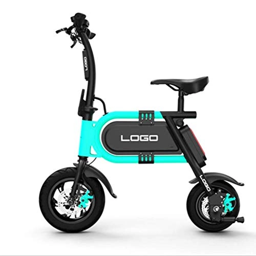 Elektrofahrräder : LUO Fahrrad, faltbares Mini-Elektrofahrrad für Erwachsene, tragbares Elektrofahrrad aus Aluminiumlegierung in Luftfahrtqualität, 350-W-Motor / 36-V-Lithiumbatterie, Männer Frauen Allgemein