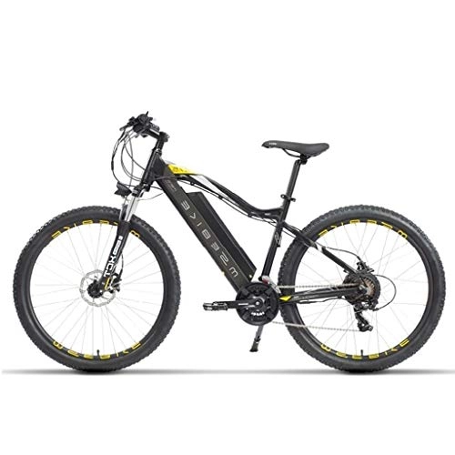 Elektrofahrräder : LYRWISHLY 27.5" Electric Trekking / Touring Bike, Elektro-Fahrrad mit 48V / 13Ah austauschbarer Lithium-Ionen-Akku, Vorderradfederung, Doppelscheibenbremsen, elektrisches Trekkingrad for Touring