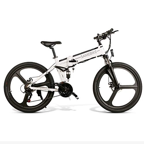 Elektrofahrräder : MOVIGOR 350W 26" Aluminiumlegierung Elektrofahrräder Elektrisches Fahrrad Für Erwachsene, Klappbar E Fahrrad Elektrofahrrad 21-Gang-E-Bike Mit Abnehmbarer 48V10AH-Lithiumbatterie