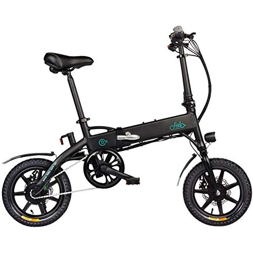 Elektrofahrräder : MXCYSJX Elektrofahrrad für Erwachsene und Jugendliche zusammenklappbar Ebike FIIDO D1 Elektrofahrrad 250W 36V mit 14-Zoll-Reifen-LCD-Bildschirm für Sport Outdoor Radfahren Reisen Pendeln