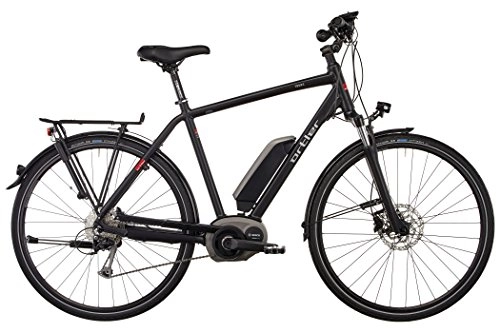 Elektrofahrräder : Ortler Tours Nyon Schwarz Matt Rahmengre 55 cm 2017 E-Trekkingrad