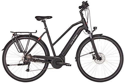 Elektrofahrräder : Ortler Tours Powertube Damen Trapez Black matt Rahmenhhe 45cm 2019 E-Trekkingrad