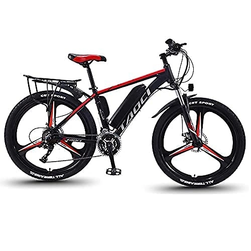 Elektrofahrräder : QTQZ Mehrzweck-Elektrofahrräder für Erwachsene All Terrain Magnesiumlegierung E-Bikes Fahrräder Herren Damen Mountainbike 36V 350W Abnehmbarer Lithium-Ionen-Akku Fahrrad E-Bike für Outdoor-Radfah