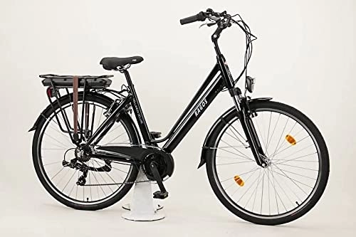 Elektrofahrräder : Ragos Hollandia Deluxe 28 Zoll City E-Bike 7-Gang Kettenschaltung Mittelmotor 504 Wh Akku schwarz